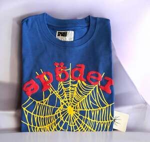SP5DER Web Graphic T-Shirt Blue